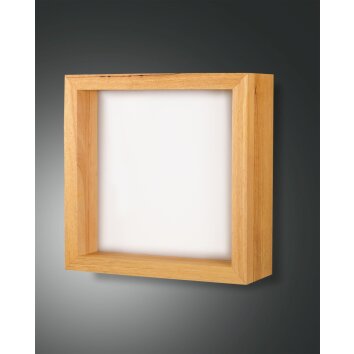 Fabas Luce Window Applique LED Marrone, 1-Luce