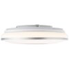 Brilliant Visitation Plafoniera LED Argento, 1-Luce, Telecomando, Cambia colore