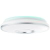 Brilliant Visitation Plafoniera LED Argento, 1-Luce, Telecomando, Cambia colore