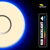 Brilliant Visitation Plafoniera LED Argento, 1-Luce, Telecomando, Cambia colore