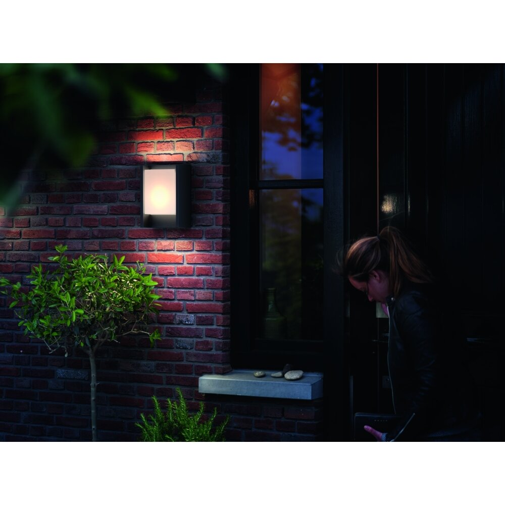 Philips myGarden ARBOUR Applique LED Grigio, 1-Luce main product photo