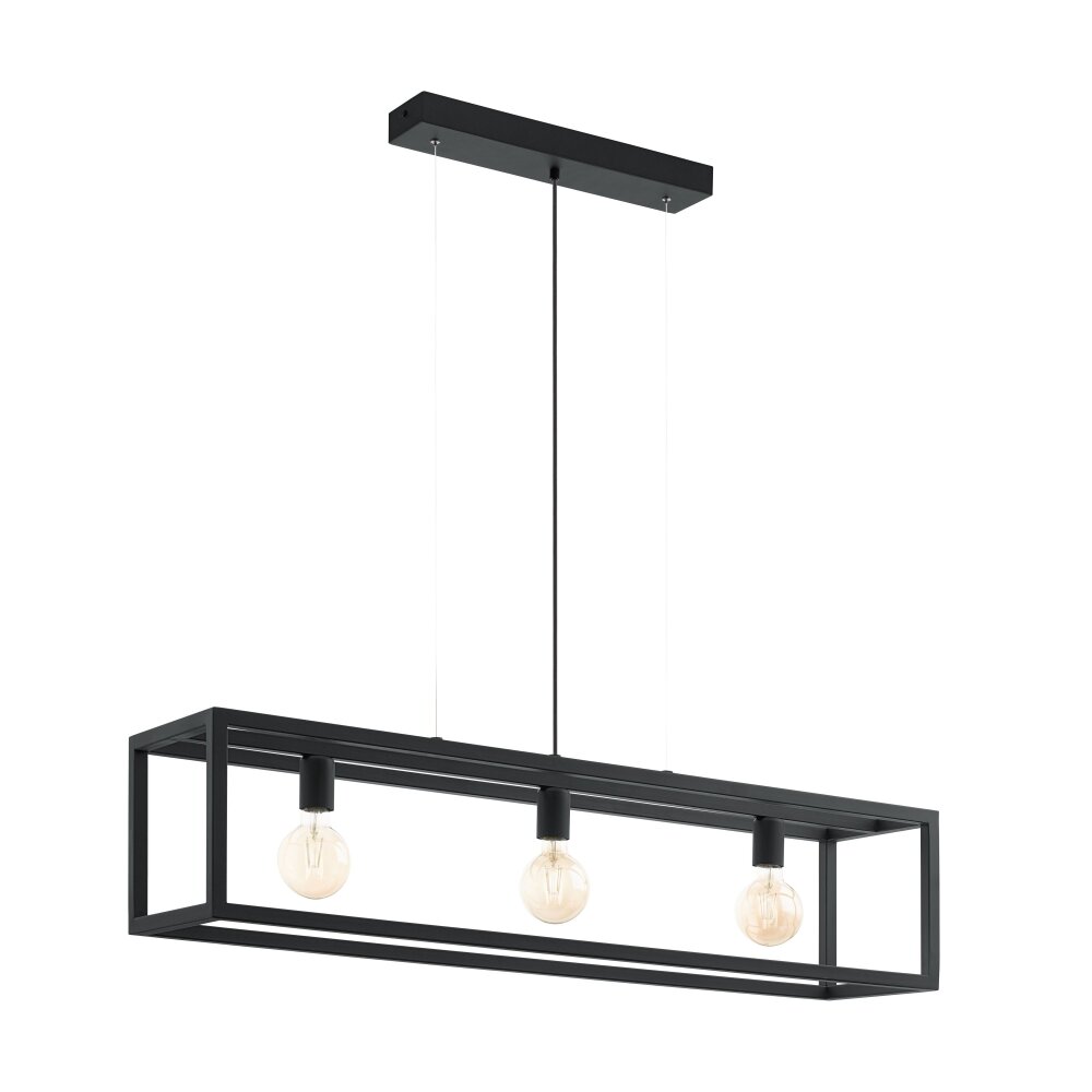 Eglo ELSWICK Lampadario a sospensione Nero, 3-Luci main product photo