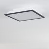 Salmi Plafoniera LED Nero, Bianco, 1-Luce