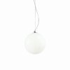 Ideal Lux MAPA Lampadario a sospensione Cromo, 1-Luce