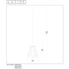 Lucide KYARA Lampada a Sospensione Bianco, 1-Luce