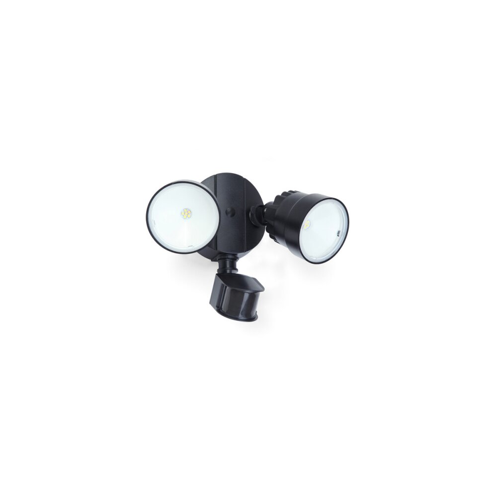 Lutec SHRIMP Applique da esterno LED Nero, 2-Luci, Sensori di movimento main product photo