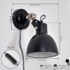 Tilton Applique Nichel opaco, Nero, 1-Luce