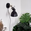 Tilton Applique Nichel opaco, Nero, 1-Luce