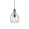Ideal Lux AMPOLLA Lampadario a sospensione Nero, 1-Luce
