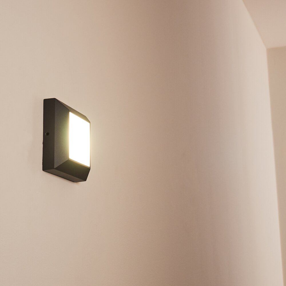 Alkmaar Applique da esterno LED Antracite, 1-Luce