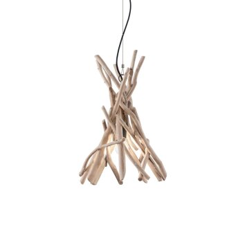 Ideal Lux DRIFTWOOD Lampadario a sospensione Legno chiaro, 1-Luce