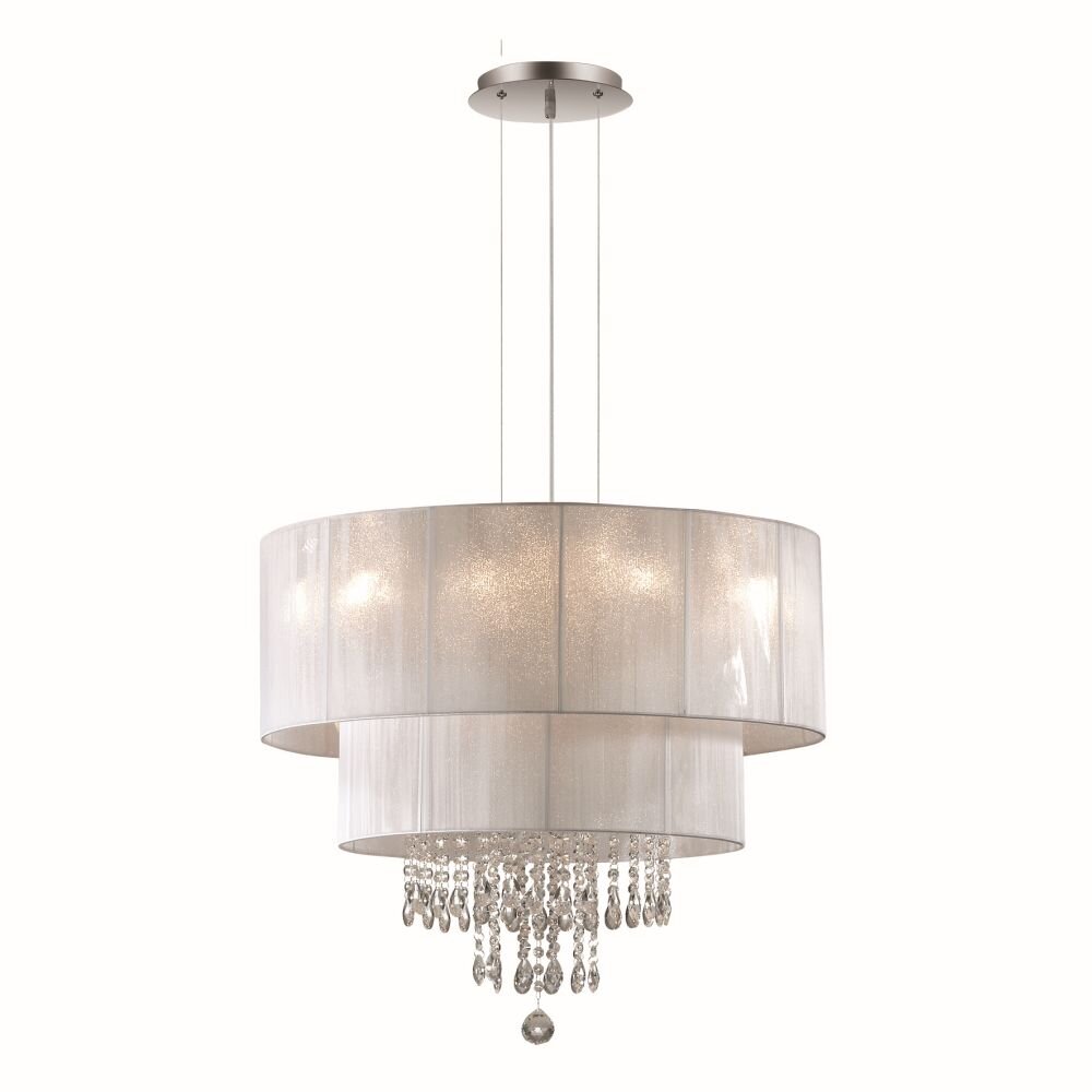 Ideal Lux OPERA Lampadario a sospensione Cromo, 6-Luci main product photo