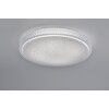 Leuchten Direkt Ls-FRIDA Plafoniera LED Trasparente, chiaro, 1-Luce, Telecomando, Cambia colore