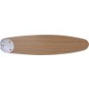 Globo Azura ventilatore da soffitto Cromo, Legno chiaro, Nichel opaco, 1-Luce