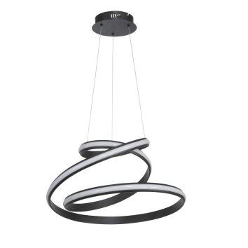 Lampada a Sospensione WOFI TESS LED Nero, 1-Luce