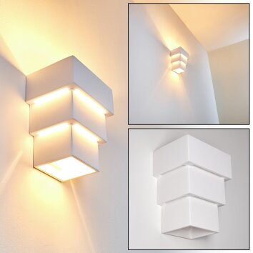 Putina Applique Bianco, 1-Luce