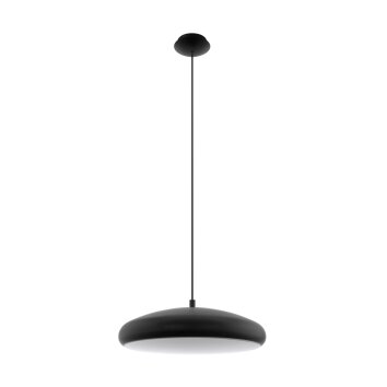 Eglo RIODEVA-C Lampadario a sospensione LED Nero, 1-Luce, Cambia colore