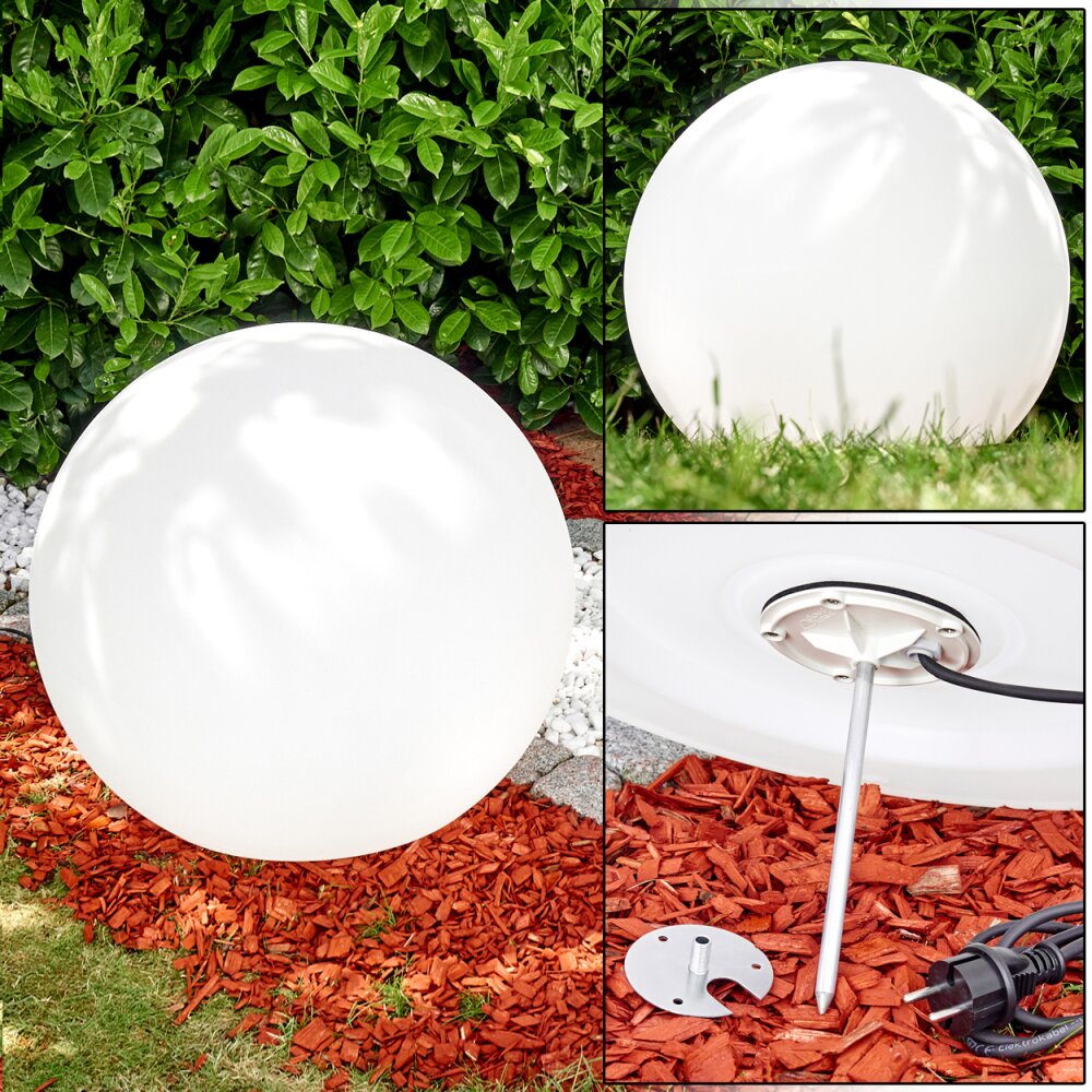 Lampada a sfera Arslev Bianco, 1-Luce main product photo