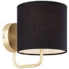 Brilliant Clarie Applique Ottone, 1-Luce