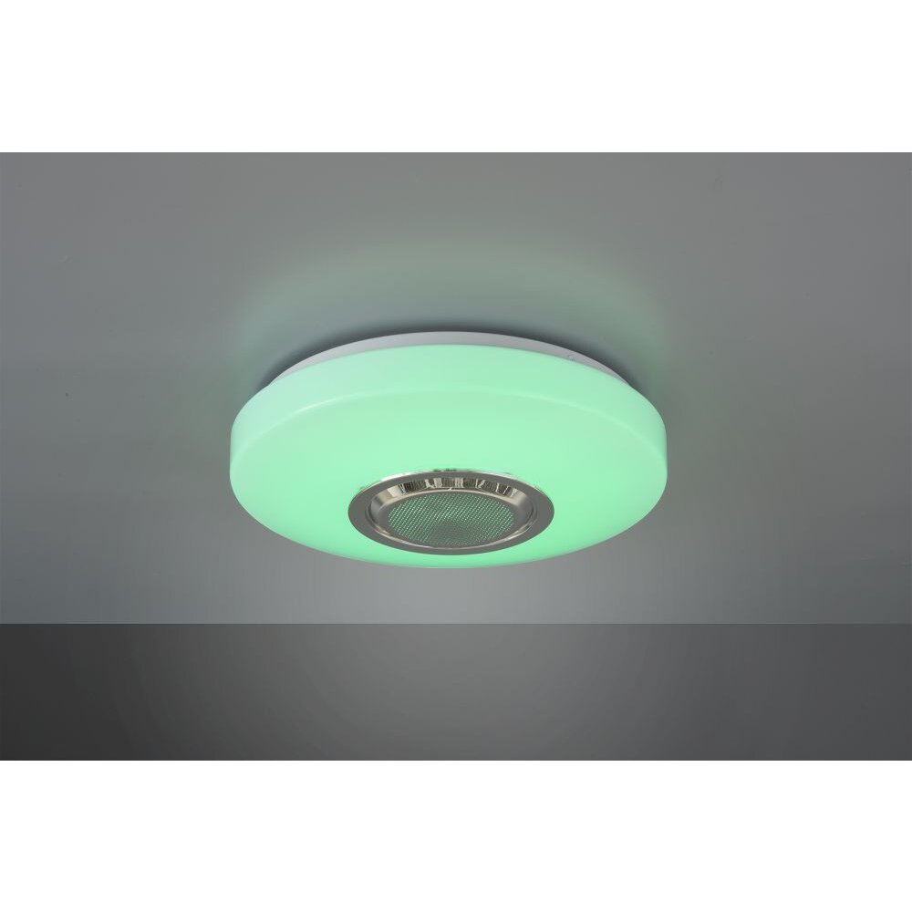 Plafoniera Reality MAIA LED Bianco, 1-Luce, Telecomando, Cambia colore