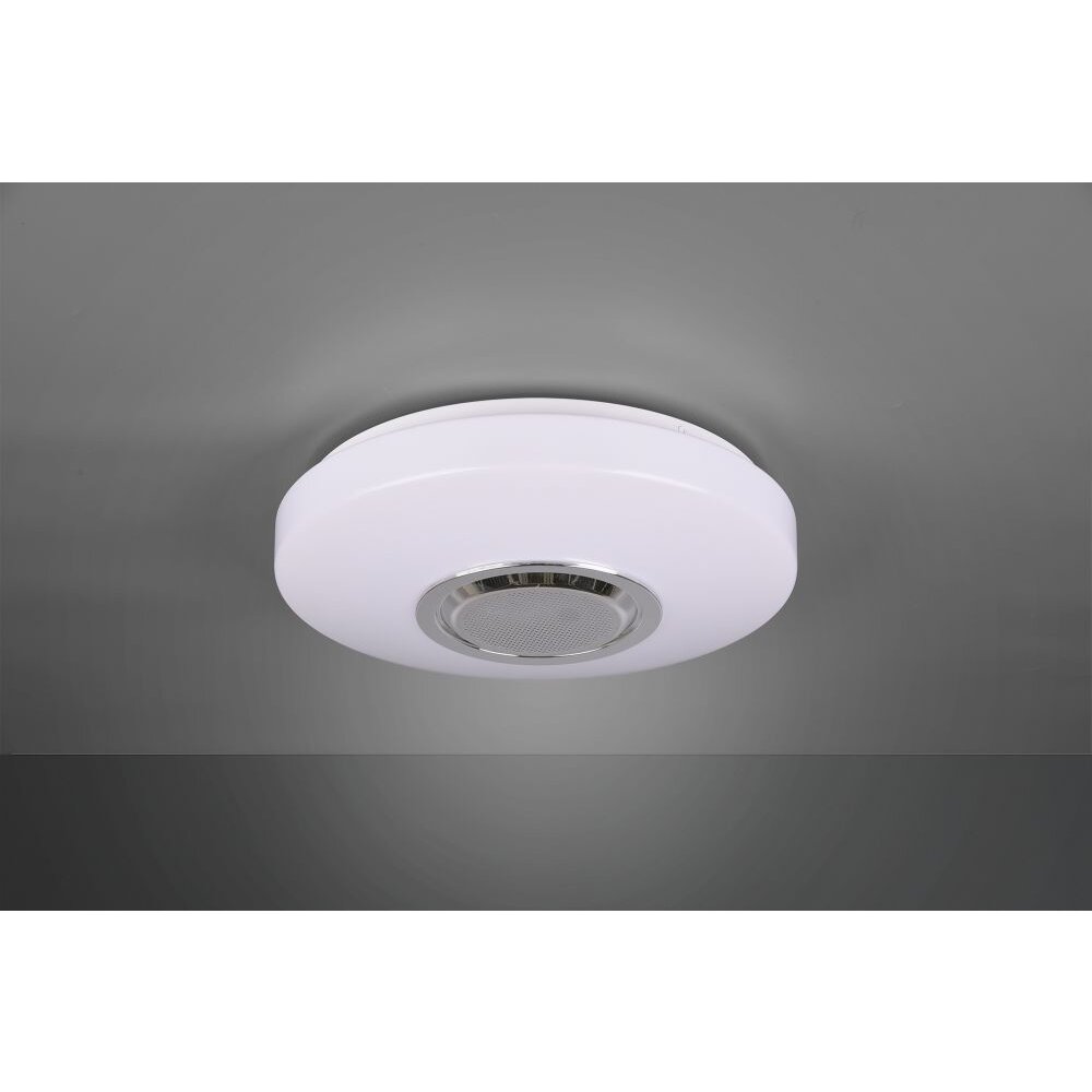 Plafoniera Reality MAIA LED Bianco, 1-Luce, Telecomando, Cambia colore
