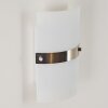 Paul Neuhaus SQUARE Applique Acciaio inox, Bianco, 2-Luci