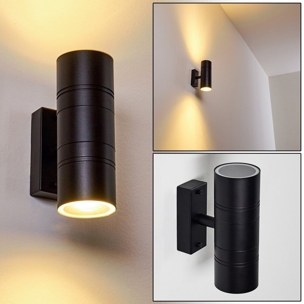 Applique da esterno Froslev LED Nero, 2-Luci main product photo