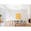 Leuchten-Direkt FLAT Plafoniera LED Bianco, 1-Luce, Telecomando