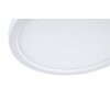 Leuchten-Direkt FLAT Plafoniera LED Bianco, 1-Luce, Telecomando