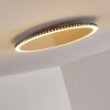 Aitrach Plafoniera LED Oro, 1-Luce