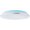 Brilliant Edna Plafoniera LED Cromo, 1-Luce, Telecomando, Cambia colore