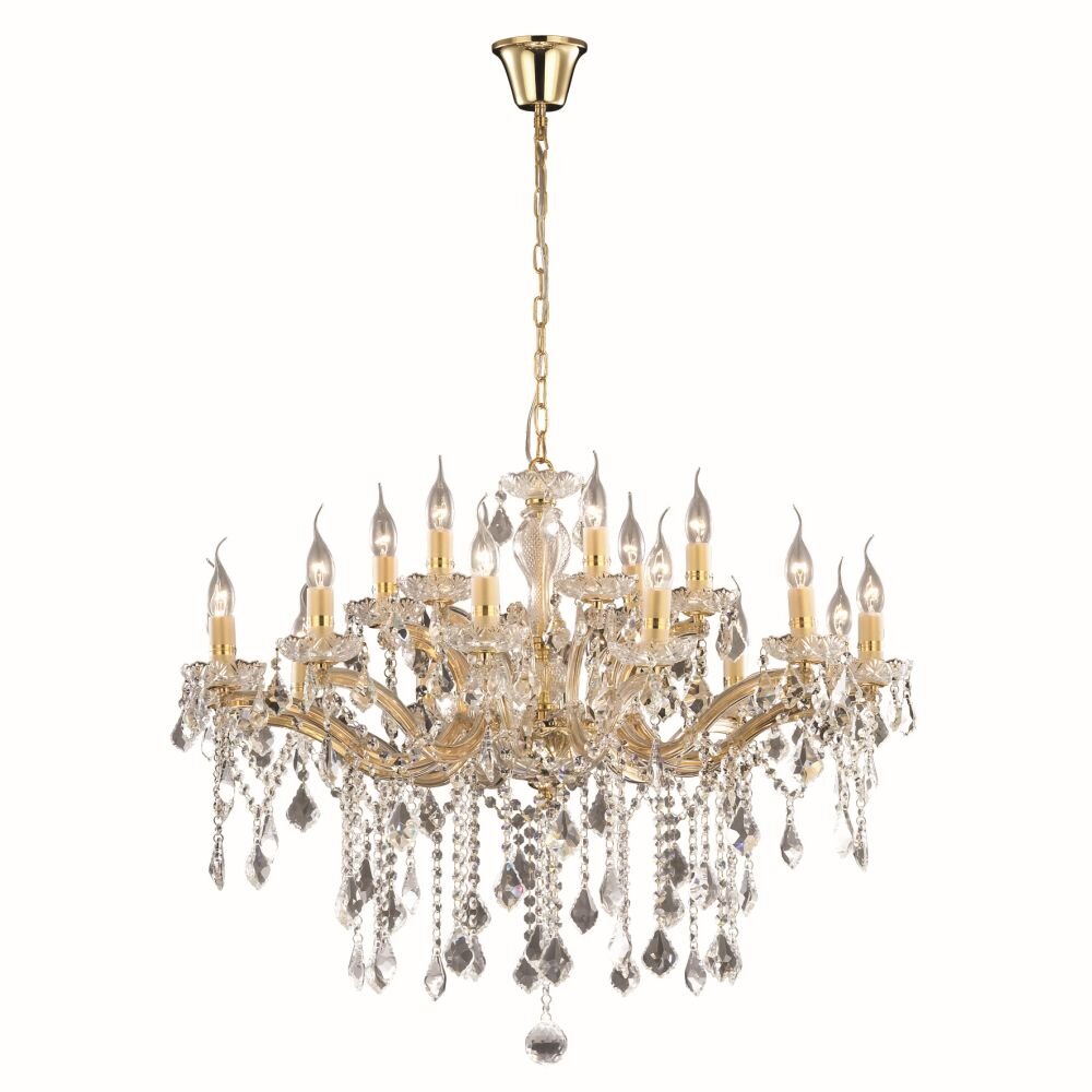 Ideal Lux FLORIAN Lampadario a sospensione Oro, 18-Luci main product photo