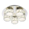 Globo BALDI Plafoniera LED Cromo, 1-Luce