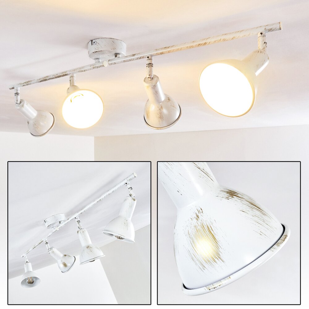 Polmak Plafoniera Oro, Bianco, 4-Luci main product photo