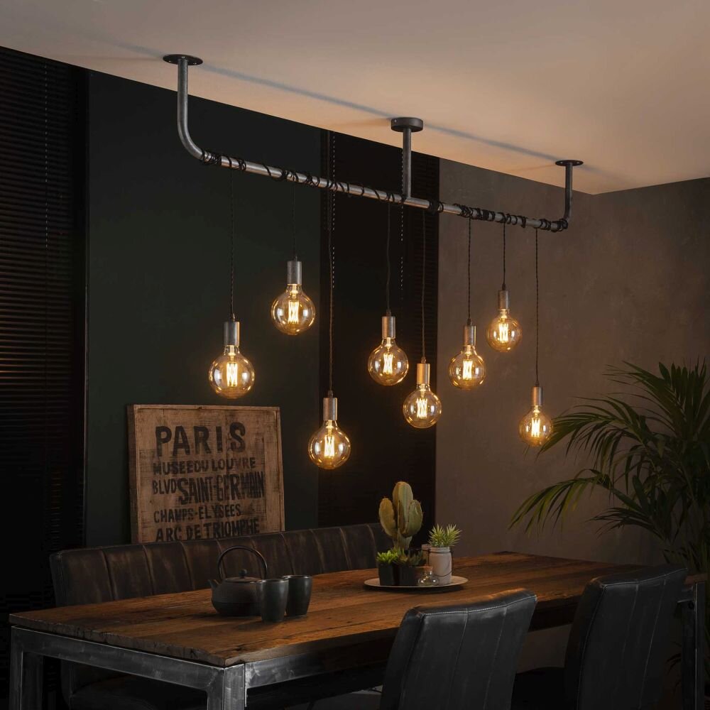 Tjergaast Lampada a Sospensione Argento, 8-Luci main product photo