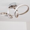 Woyens Plafoniera LED Acciaio satinato, 1-Luce