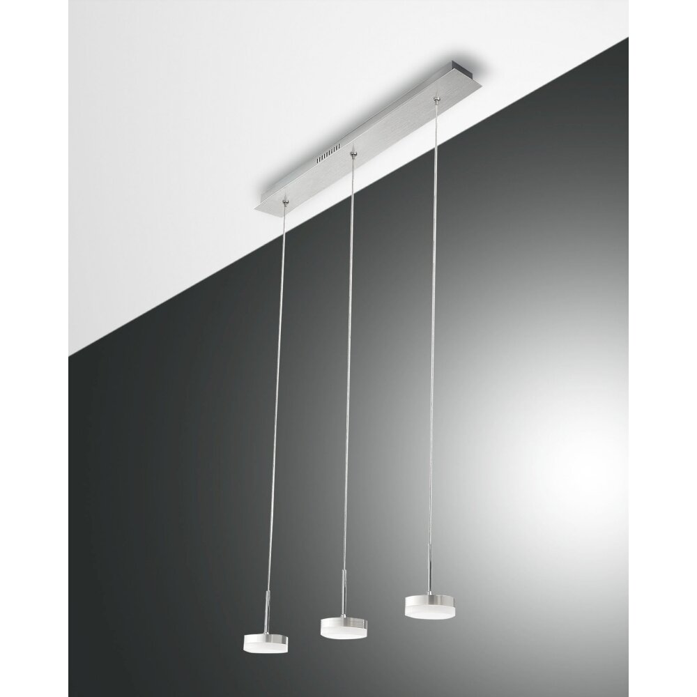 Fabas Luce Dunk Lampada a Sospensione LED Alluminio, 3-Luci main product photo