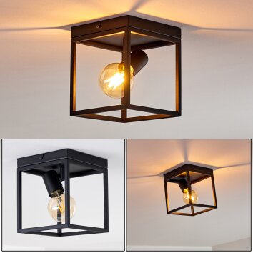 Ryssby Plafoniera Nero, 1-Luce