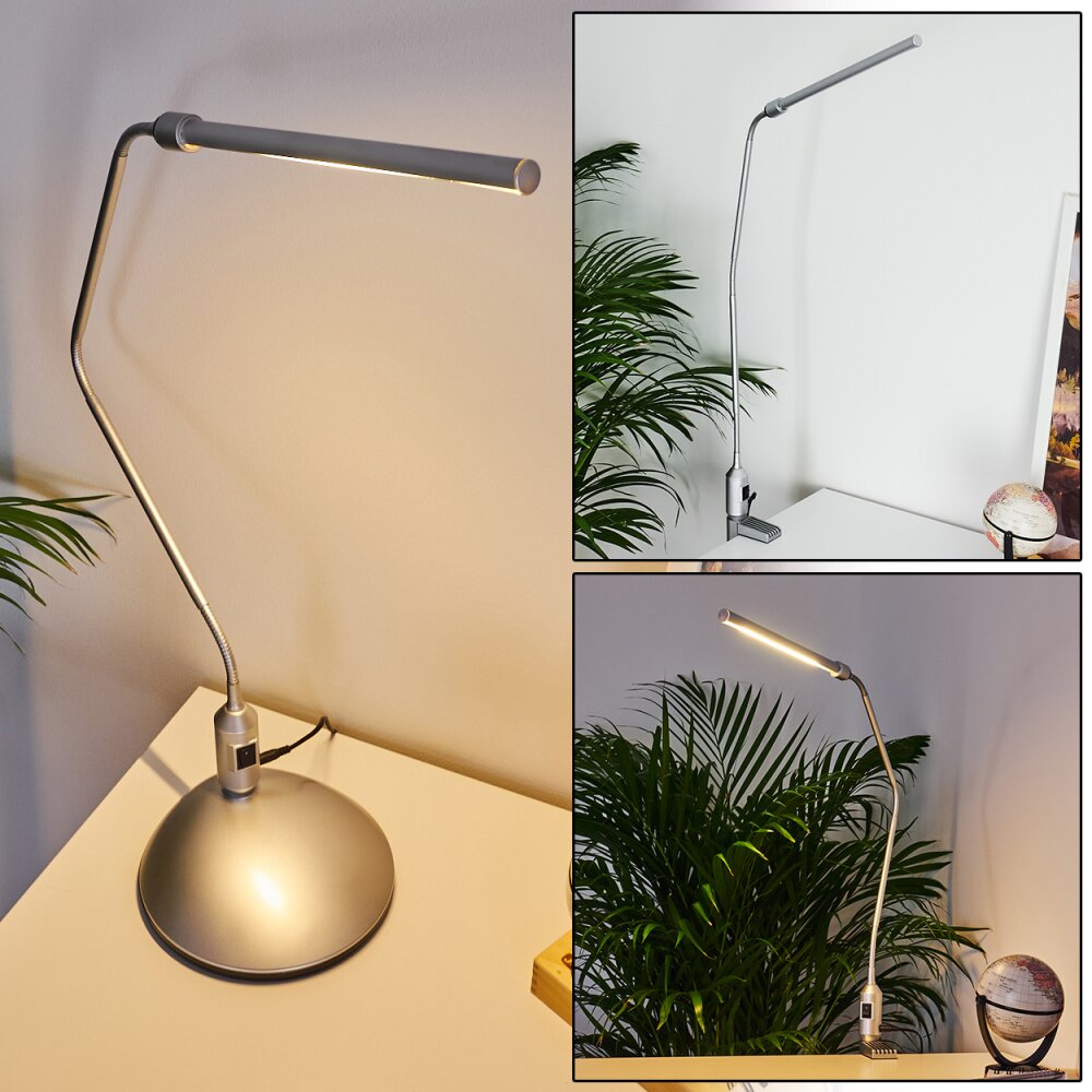 Winnipeg Lampada con pinza LED Argento H3325735