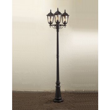 Konstsmide Firenze Lampada da terra Nero, 3-Luci