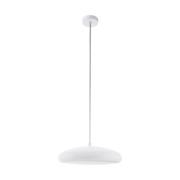 EGLO connect RIODEVA-C Lampadario a sospensione LED Bianco, 1-Luce, Cambia colore