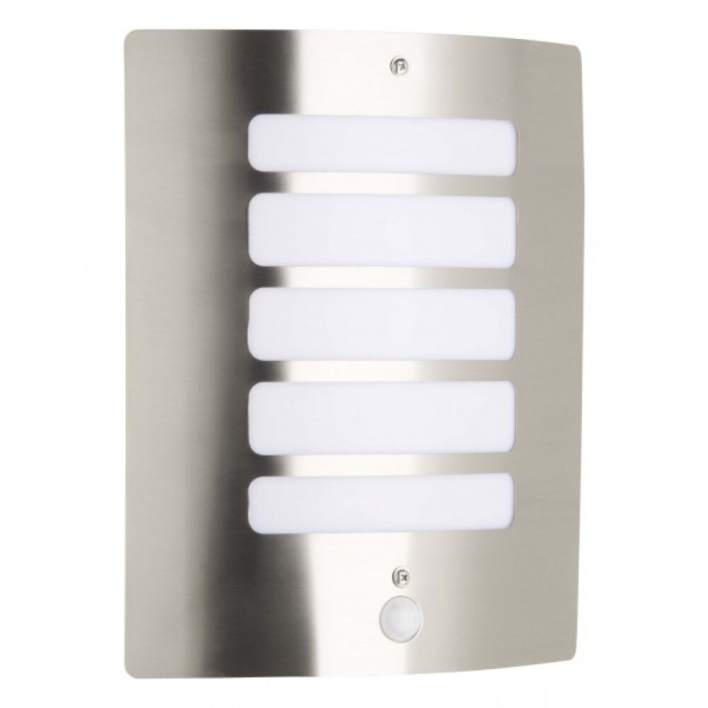Brilliant Todd Applique da esterno Acciaio inox, 1-Luce, Sensori di movimento main product photo