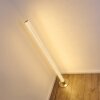 Pipe Lampada da terra LED Nichel opaco, 1-Luce