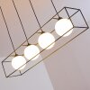 Legano Lampada a Sospensione Nero, Bianco, 4-Luci