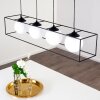 Legano Lampada a Sospensione Nero, Bianco, 4-Luci