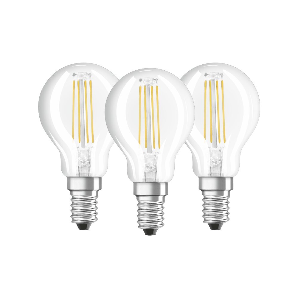 Osram LED E14 4 Watt 4000 Kelvin 470 Lumen Confenzione da 3 main product photo
