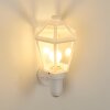 Catigny Applique da esterno Bianco, 1-Luce, Sensori di movimento