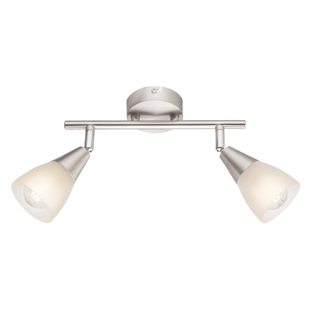 Globo Tadeus I Faretto da soffitto Nichel opaco, 2-Luci main product photo