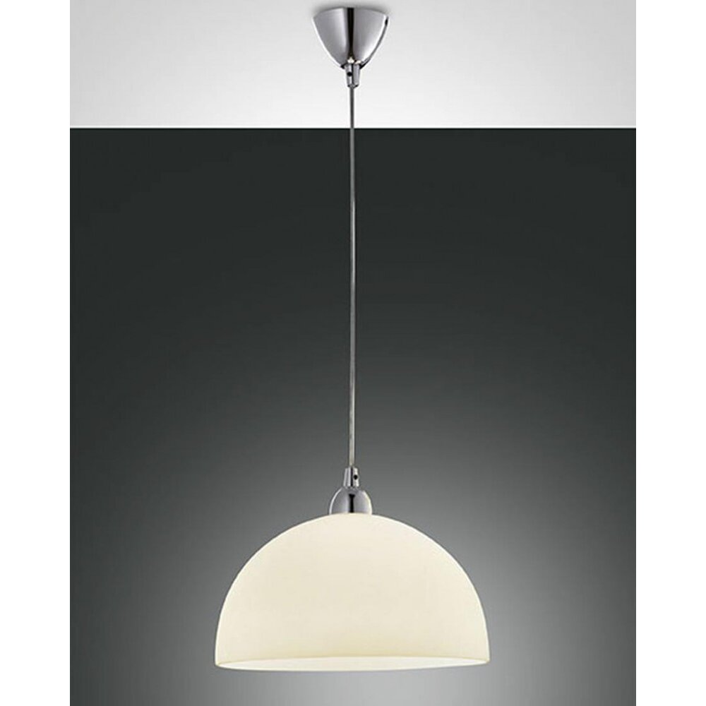 Fabas Luce NICE Lampadario a sospensione Cromo, 1-Luce main product photo