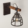 Haervej Applique Legno scuro, Nero, 1-Luce